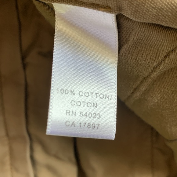 Banana Republic Dawson Black Cotton Chino Pants Men’s Flat Front Size 36 x 30 - Picture 7 of 9